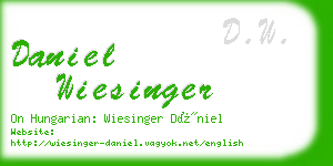 daniel wiesinger business card